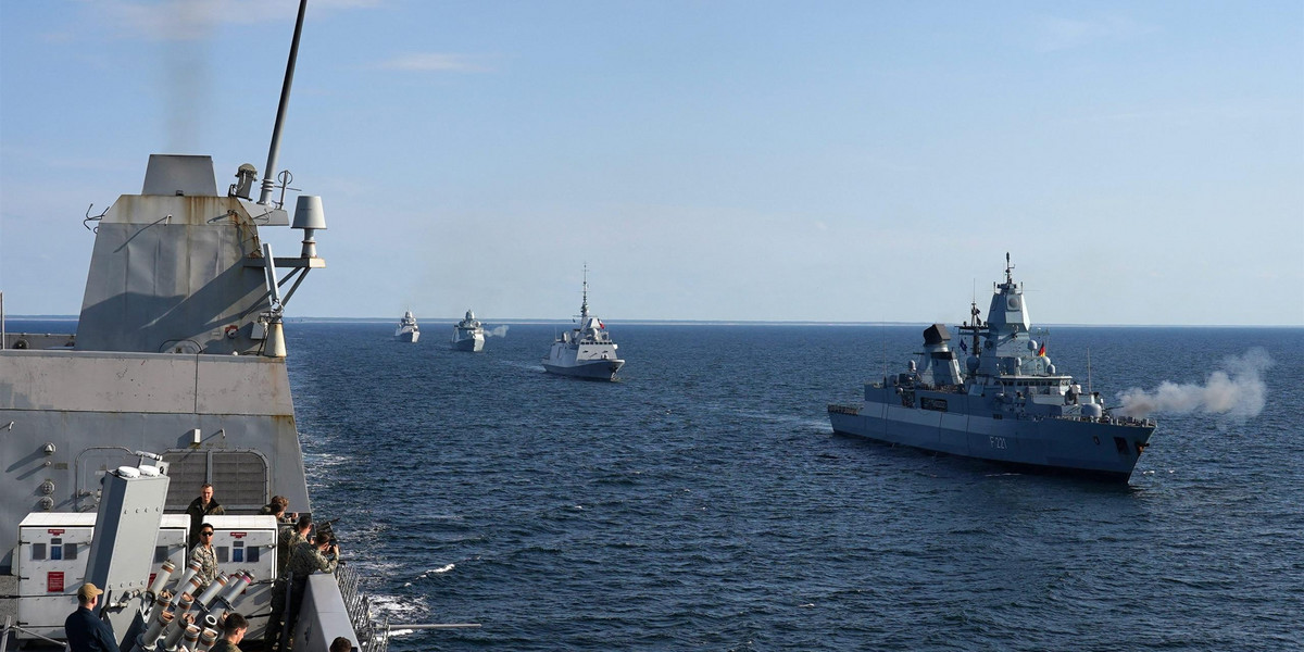 Wielkie ruchy wojsk na Bałtyku. Ćwiczenia NATO na Bałtyku.