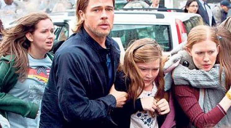 Brad Pitt csúcsra  ért a zombikkal