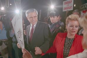 Jim Bakker and Wife Greeting Supporters