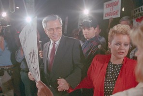 Jim Bakker and Wife Greeting Supporters