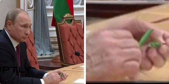 Władimir Putin i złamany ołówek