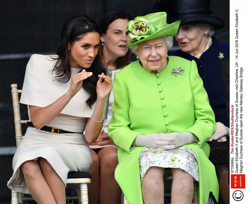 Elżbieta II i Meghan Markle, rok 2018