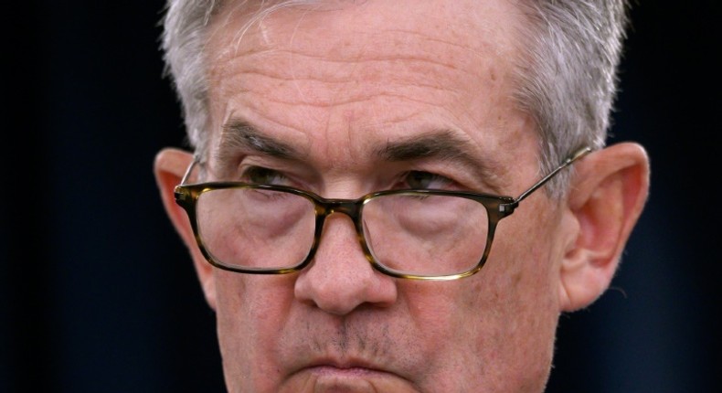 Federal Reserve Chairman Jerome Powell says trade tensions pose a risk to growth, but the central bank will act to ensure the US economic expansion continues