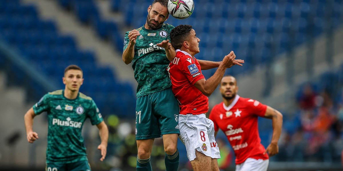 Pilka nozna. PKO Ekstraklasa. Wisla Krakow - Legia Warszawa. 29.08.2021