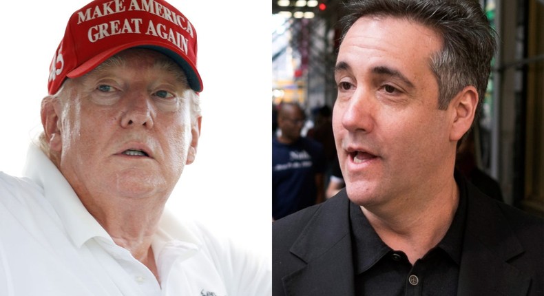 Donald Trump; Michael Cohen.