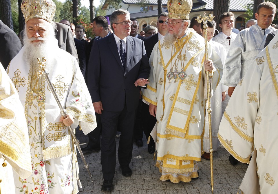 Komorowski na Świętej Górze Grabarce