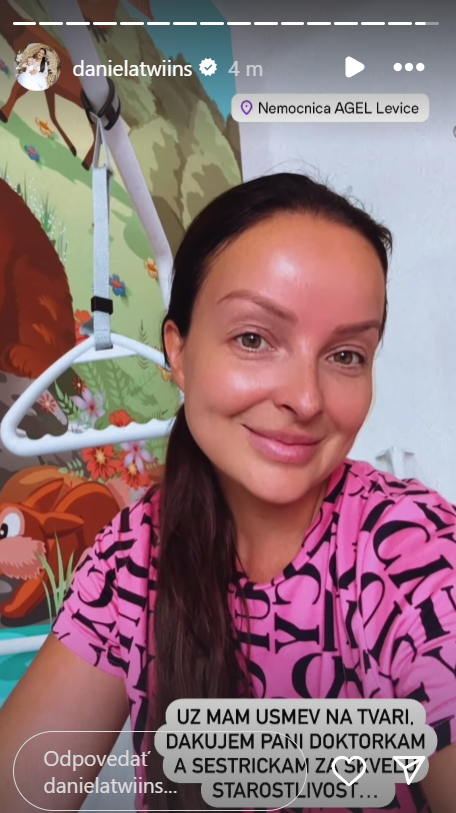 Stav Twiinskinej a Lobotkovej dcéry sa po infúzii dramaticky zlepšil.