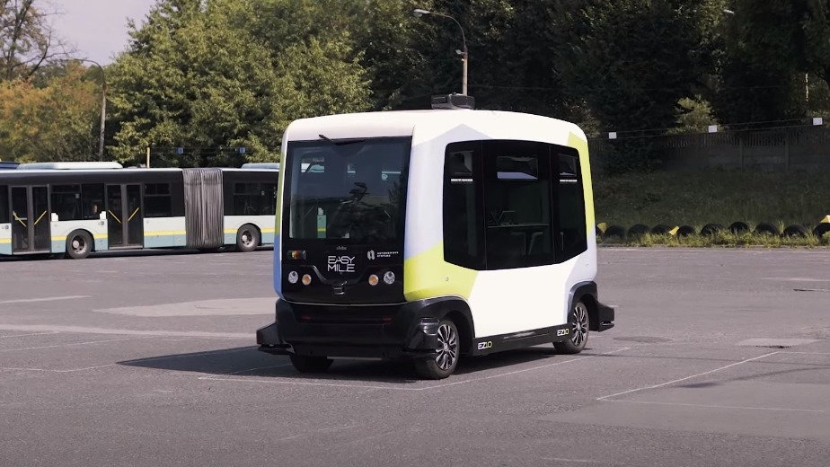 Testy autonomicznego autobusu w Jaworznie