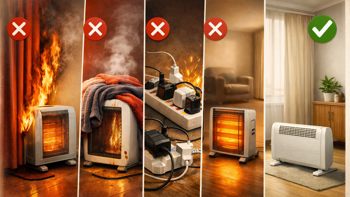 Zašto grejalicu nikada ne treba uključiti u produžni kabl