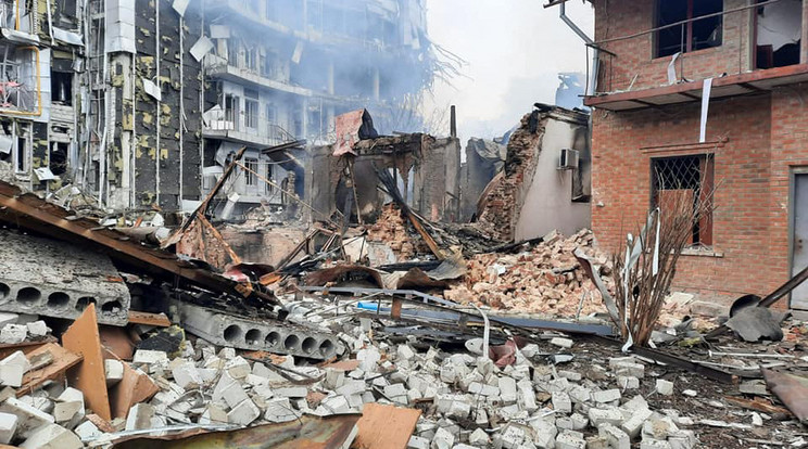 Az oroszok már több ukrán várost leromboltak / Fotó: Northfoto