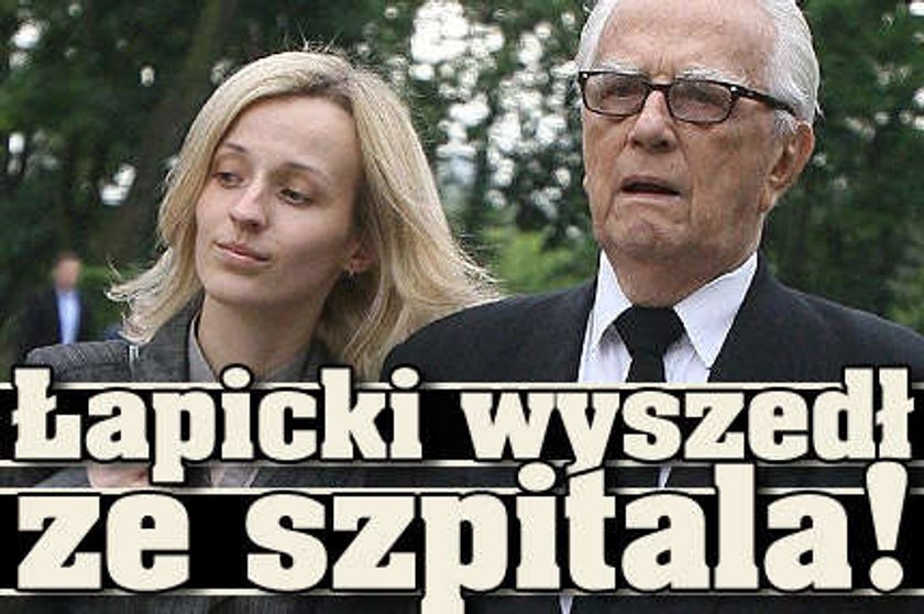 Łapicki wyszedł ze szpitala!