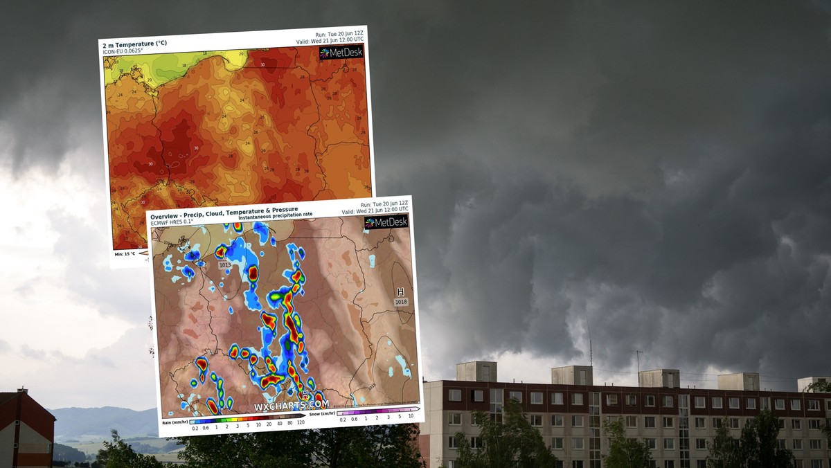 Pogoda na dziś, 21 czerwca. Szykuje się bardzo dynamiczny początek lata