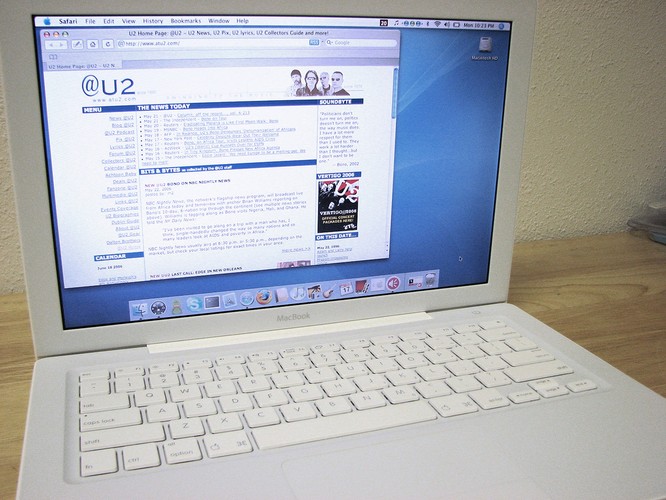 MacBook - 2006. Fot. Flickr/Matt McGee