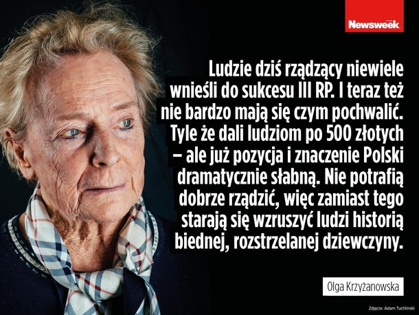 olga krzyżanowska, aleksander hall, wywiad, cytaty, pis, patriotyzm, inka