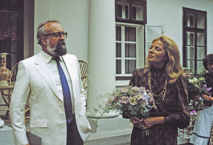 Krzysztof Penderecki z żoną