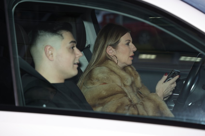 Viki Miljković na snimanju novogodišnjeg programa