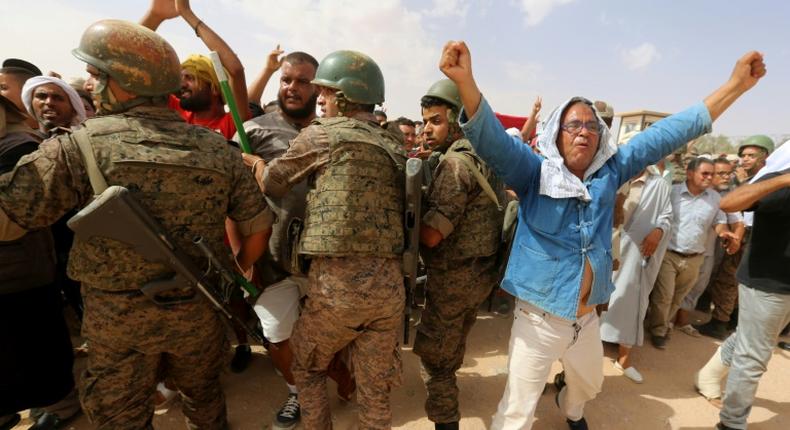 Protestors have been blockading oil and gas facilites in southern Tunisia since July demanding new investment and jobs