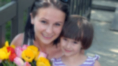 Ania Świątczak z czteroletnią córką