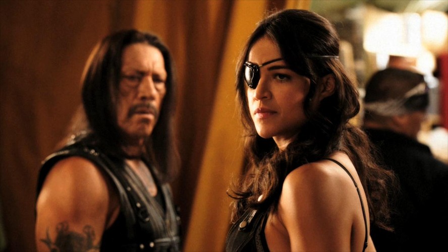 Michelle Rodriguez i Danny Trejo w filmie 'Maczeta zabija'
