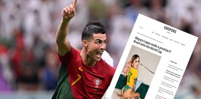 Najseksowniejsza fanka Brazylii, ma fioła na punkcie Ronaldo. Na jej gorących fotkach widać zdecydowanie za dużo