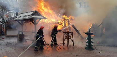 Eksplozja na jarmarku świątecznym we Lwowie