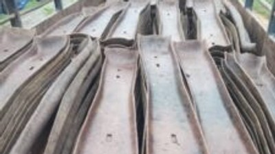 Recovered rail slippers by police operatives in Kaduna.