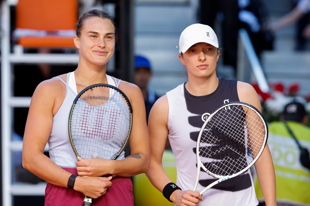 Aryna Sabalenka i Iga Świątek