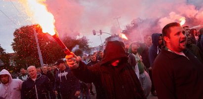 Głośne demonstracje przeciw uchodźcom. FILM