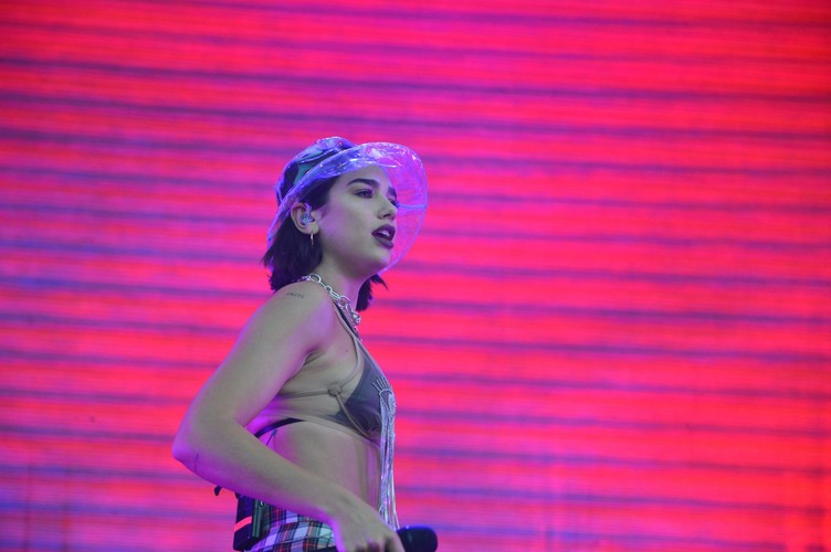 Dua Lipa podczas Orange Warsaw Festival. 1 czerwca 2018