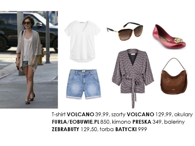 STYLIZACJE inspirowane Lily Collins