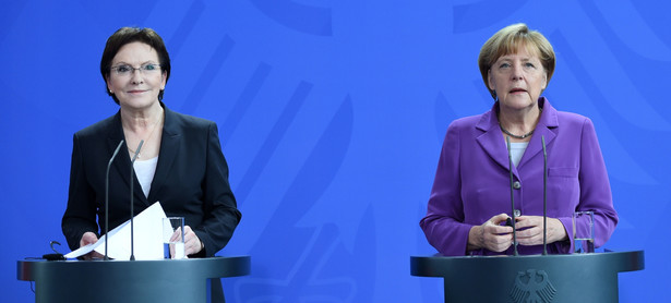 Premier Kopacz powiedziała, że jest bardzo zadowolona ze spotkania z kanclerz Merkel