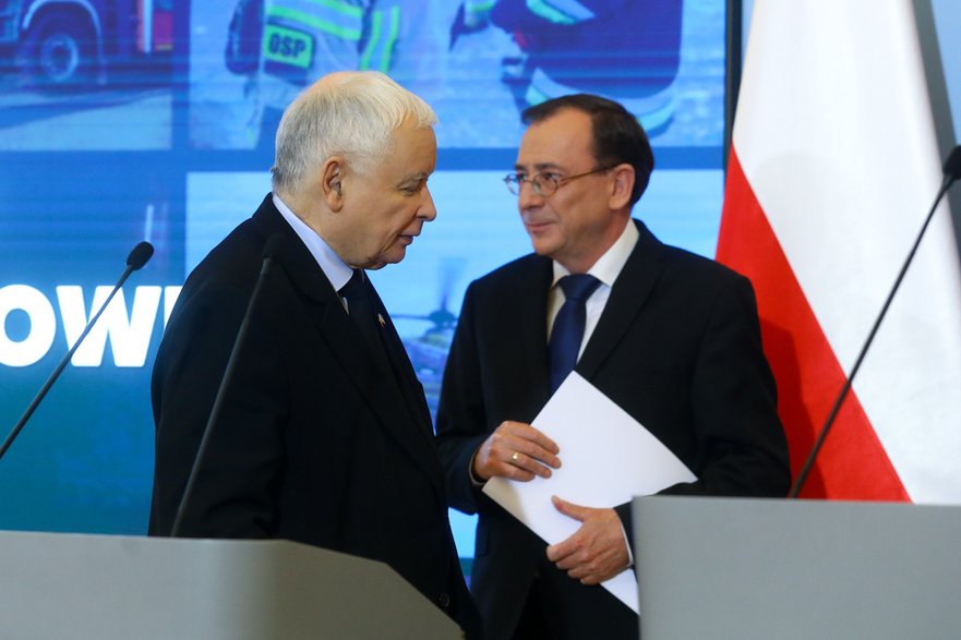 Jarosław Kaczyński i Mariusz Kamiński