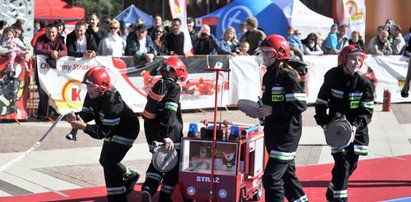 Dzieci z Wieruszowa pokazały jak gasić pożary