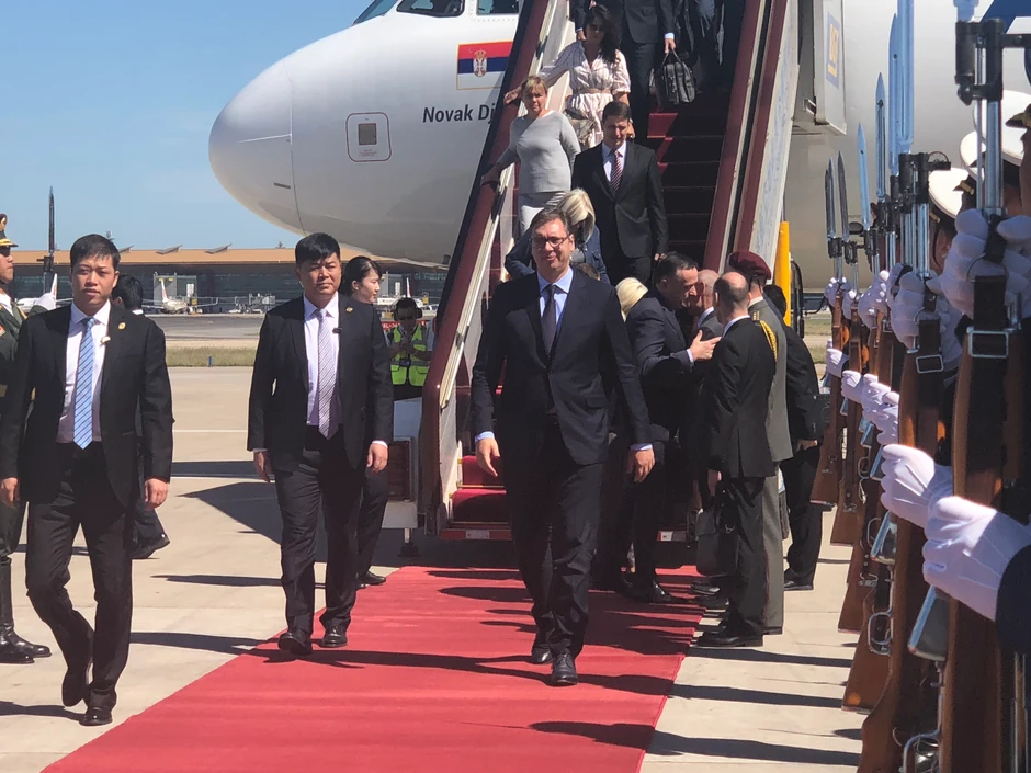 Vučić stigao u Kinu