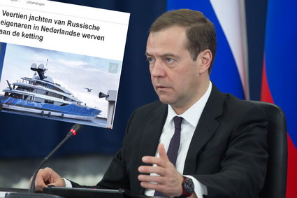 Holandia zajmuje 16 rosyjskich jachtów. Miedwiediew: to kradzież