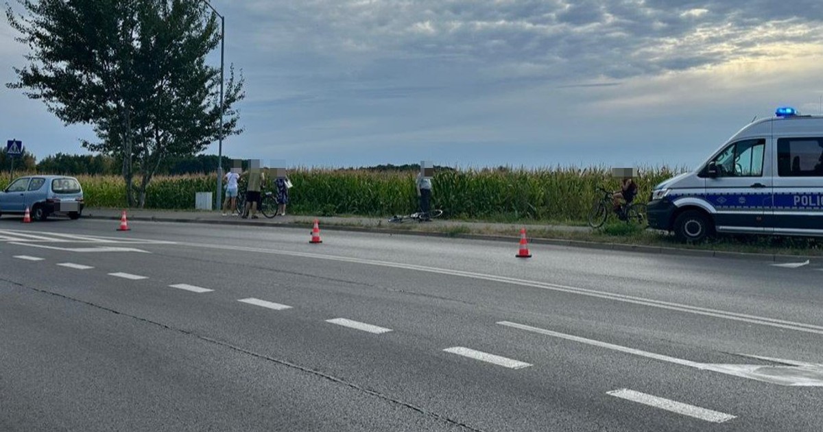 86-latek potrącił młodego rowerzystę. Oboje wpadli po uszy w kłopoty