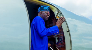 Tinubu jets off to London for 2-week leave