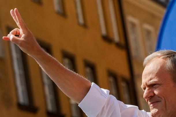 Przewodniczący PO Donald Tusk