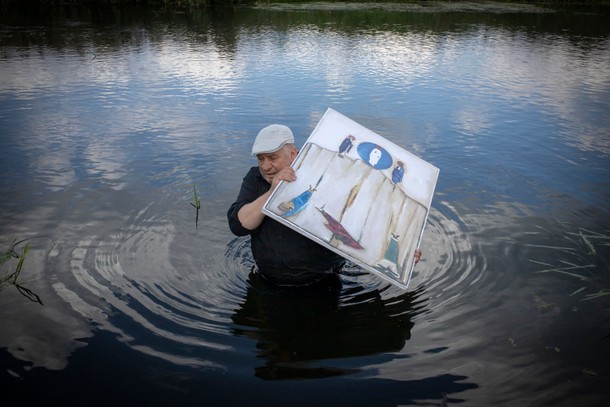 Leon Tarasewicz fot. Grzegorz Dąbrowski