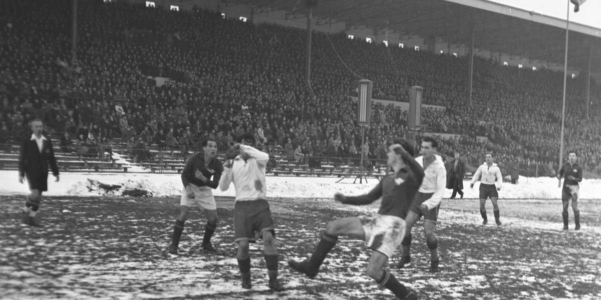 21 grudnia 1952 roku Legia II Warszawa grała z Polonią Warszawa w finale Pucharu Polski