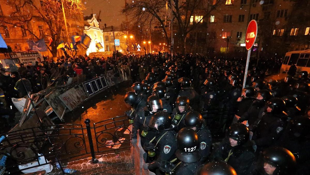 Ukraina demonstracje protesty Kijów
