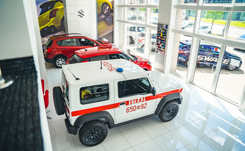 Suzuki Jimny N1 jako samochód straży pożarnej