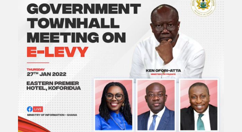 E-Levy town hall meeting in Koforidua