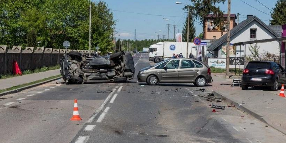 Sprawca wypadków w Ostrowi Mazowieckiej zatrzymany!