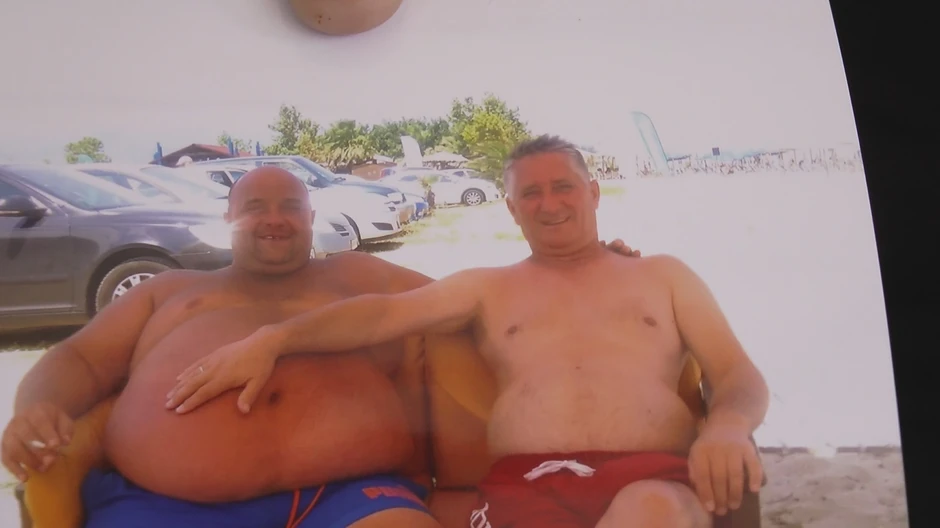 Vladimir sa prijateljem pre nego što je rešio da smrša