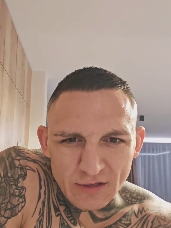 MMA zápasník Gábor Boráros.