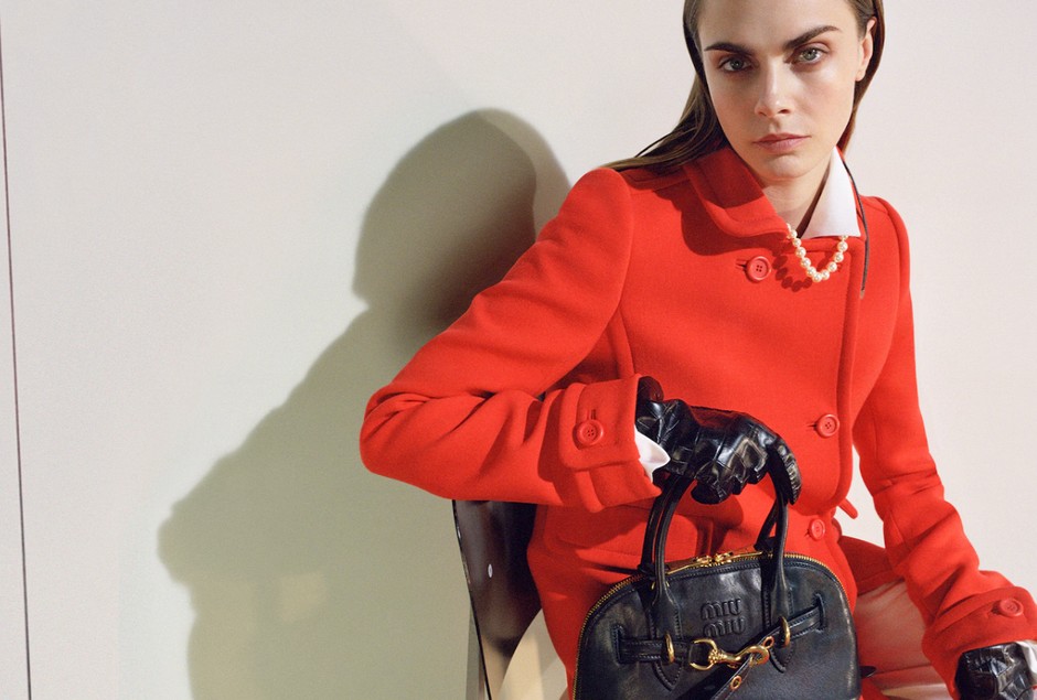Cara Delevigne je novo lice Miu Miu kampanje za jesen