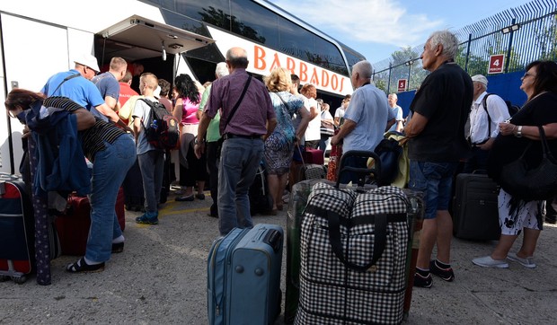 Stajalište za turističke autobuse, putovanje