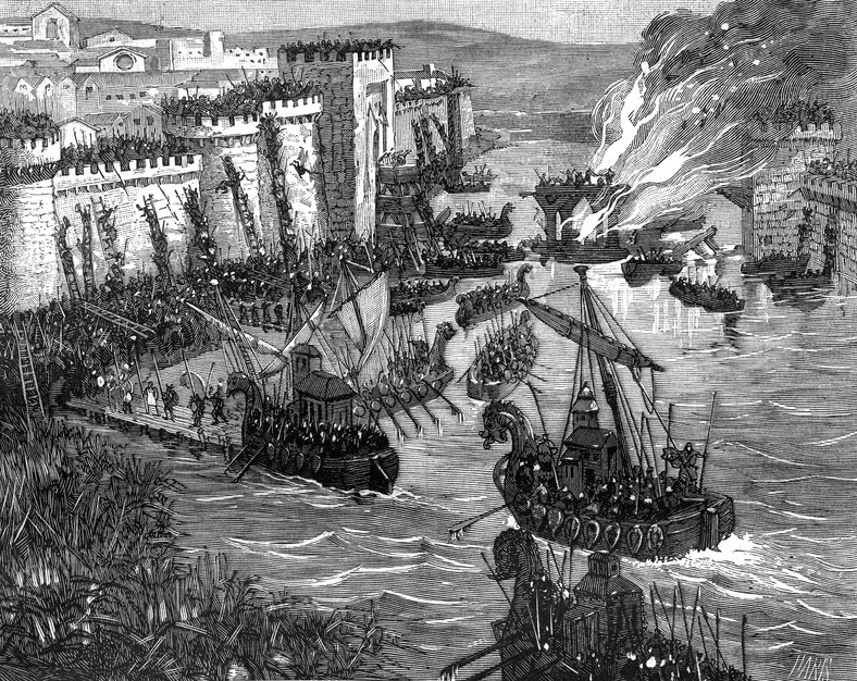 W marcu 845 r. wikingowie zaatakowali Paryż