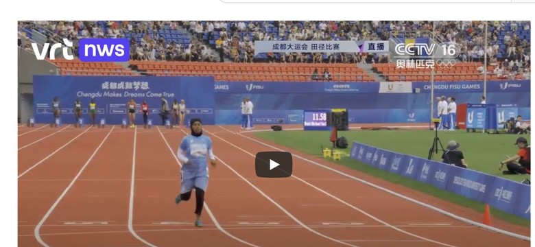 Nasra Abukar Ali najwolniejszą sprinterką w historii lekkoatletyki [WIDEO]